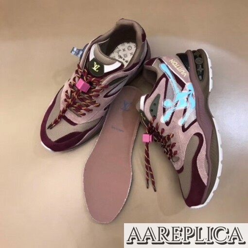 Replica Louis Vuitton Aubergine LV Trail Sneakers 8