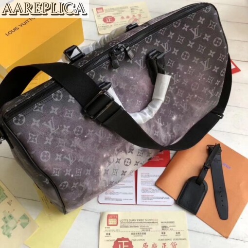 Replica Louis Vuitton Keepall bandouliere 50 Monogram Galaxy M44166 2