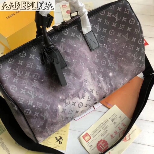 Replica Louis Vuitton Keepall bandouliere 50 Monogram Galaxy M44166 3