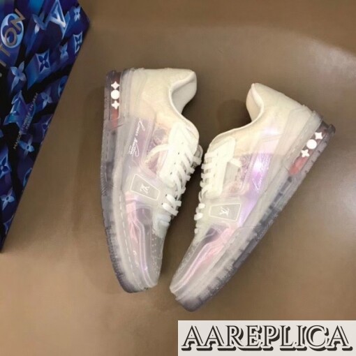 Replica Louis Vuitton LV Trainer Sneakers In Transparent Material 2