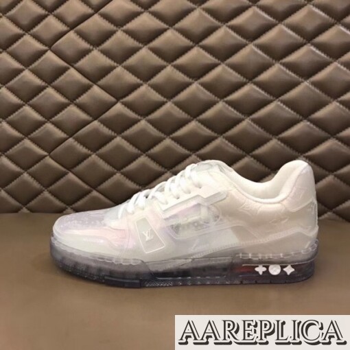 Replica Louis Vuitton LV Trainer Sneakers In Transparent Material 8