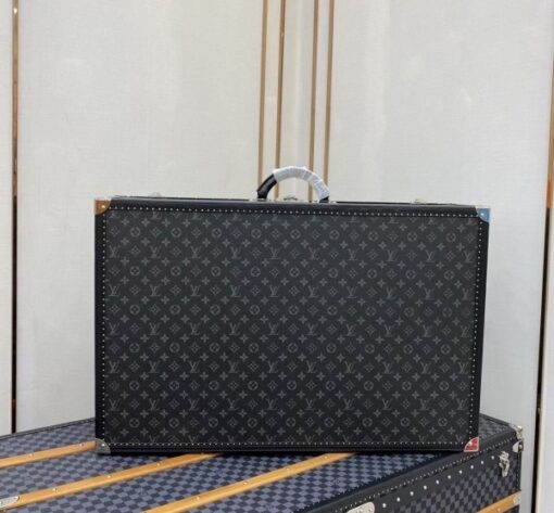 Replica Louis Vuitton Alzer 80 Monogram Eclipse M20015 5