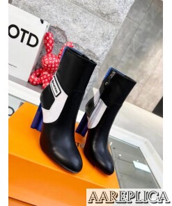 Replica Louis Vuitton Silhouette Ankle Boots In Multicolour Leather 2