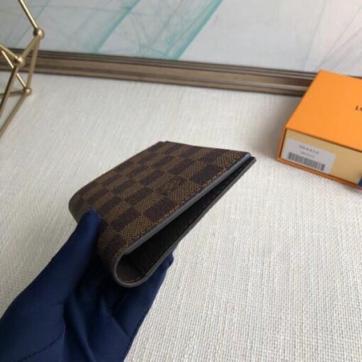 Replica Louis Vuitton Passport Cover Damier Ebene N64412 4