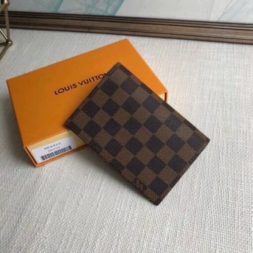 Replica Louis Vuitton Passport Cover Damier Ebene N64412 7