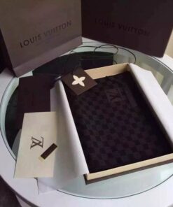 Replica Louis Vuitton Petit Damier Ebene Scarf NM M74199 2