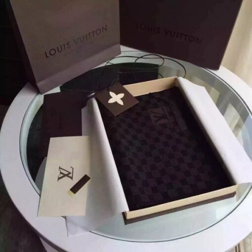 Replica Louis Vuitton Petit Damier Ebene Scarf NM M74199 2