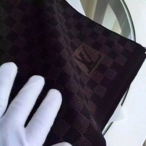 Replica Louis Vuitton Petit Damier Ebene Scarf NM M74199 5