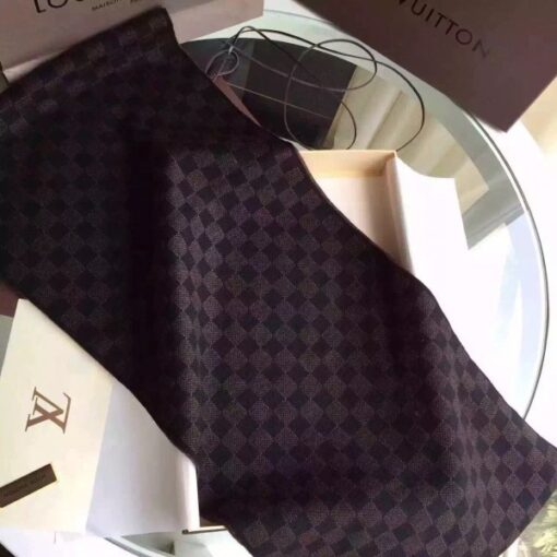 Replica Louis Vuitton Petit Damier Ebene Scarf NM M74199 6