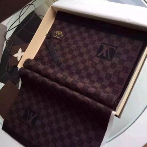 Replica Louis Vuitton Petit Damier Ebene Scarf NM M74199 7