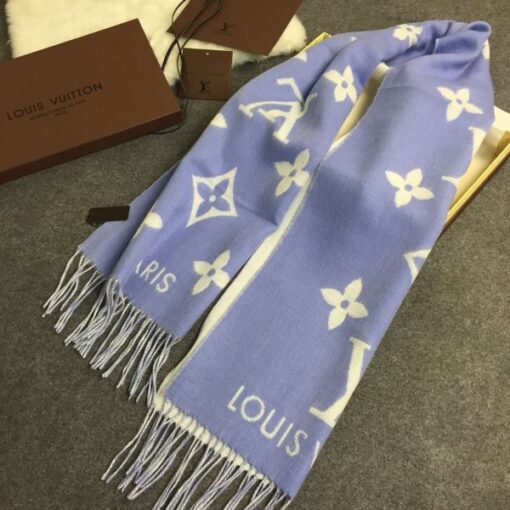 Replica Louis Vuitton Denim Reykjavik Scarf M75704 3