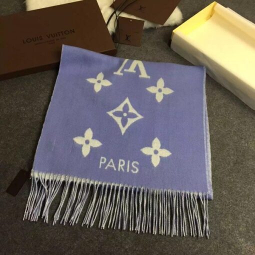 Replica Louis Vuitton Denim Reykjavik Scarf M75704 4