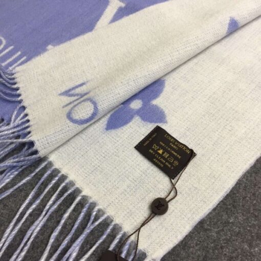 Replica Louis Vuitton Denim Reykjavik Scarf M75704 5