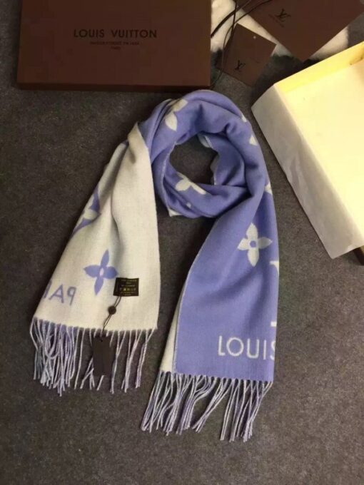 Replica Louis Vuitton Denim Reykjavik Scarf M75704 6