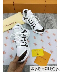 Replica Louis Vuitton White LV Archlight Sneaker 2