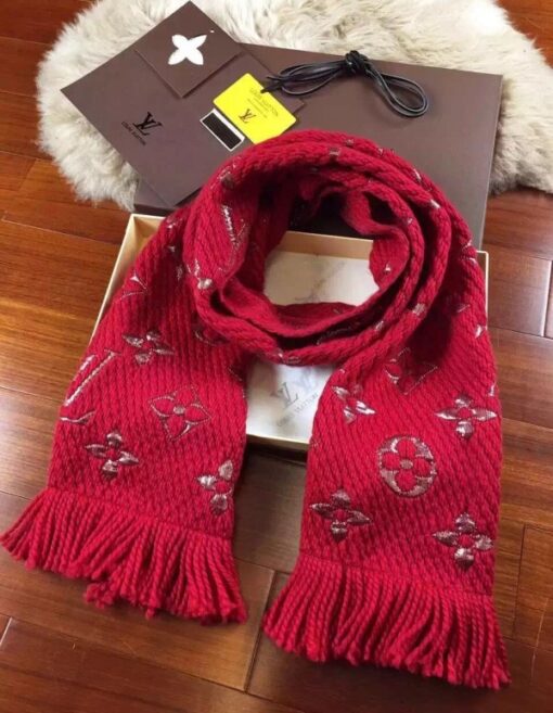 Replica Louis Vuitton Logomania Shine Scarf M75832 2