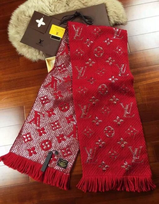 Replica Louis Vuitton Logomania Shine Scarf M75832 6