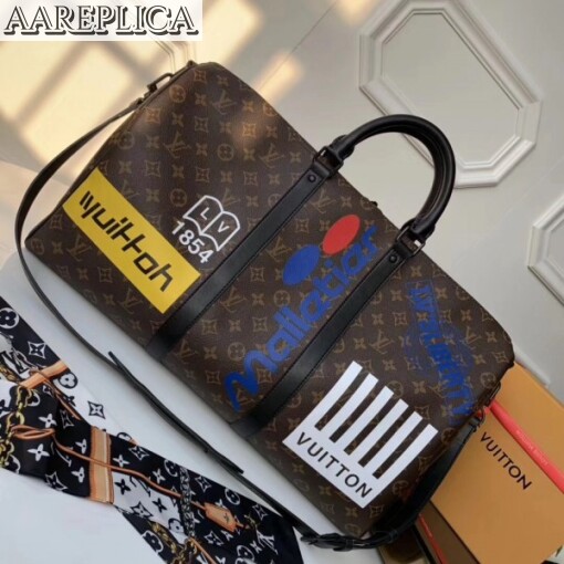 Replica Louis Vuitton Keepall Bandouliere 50 Monogram M44642 4