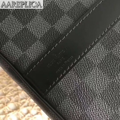 Replica Louis Vuitton Keepall Bandouli??re 55 Damier Graphite N41413 2