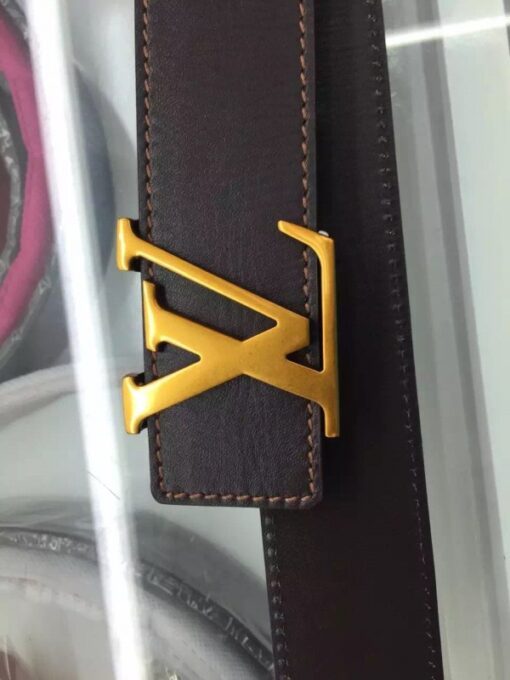 Replica Louis Vuitton LV Initiales Belt Utah Leather M6902Q 8