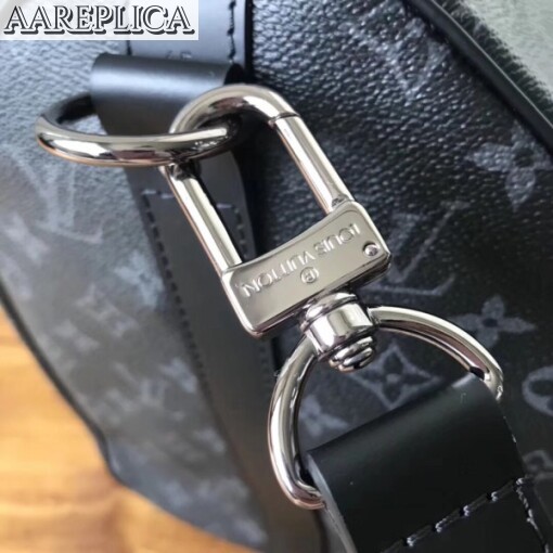 Replica Louis Vuitton Keepall 45 Bandouliere Monogram Eclipse M40569 5