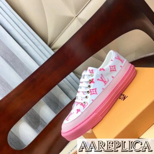 Replica Louis Vuitton Rose Pop Stellar Sneakers 3