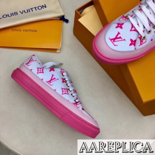 Replica Louis Vuitton Rose Pop Stellar Sneakers 5