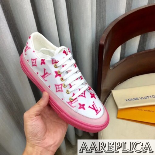 Replica Louis Vuitton Rose Pop Stellar Sneakers 6