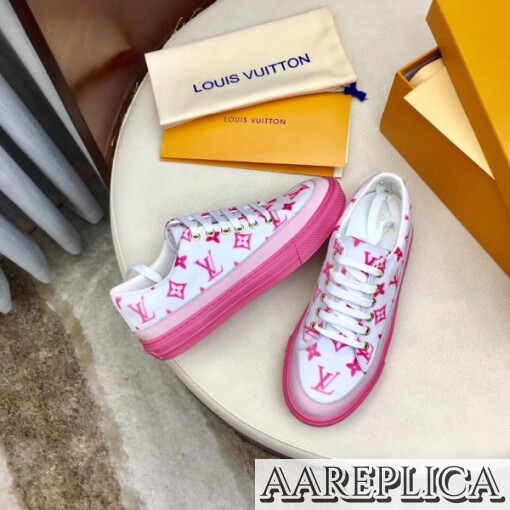 Replica Louis Vuitton Rose Pop Stellar Sneakers 7