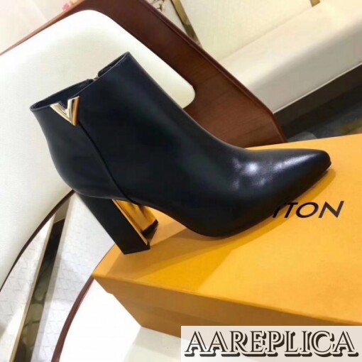 Replica Louis Vuitton Black Upper East Low Boot 4