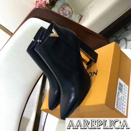 Replica Louis Vuitton Black Upper East Low Boot 7