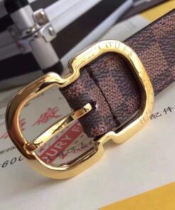 Replica Louis Vuitton Mini 25MM Belt Damier Ebene M9744V 2