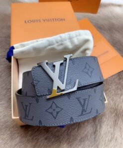 Replica Louis Vuitton LV Initiales 40MM Reversible Belt Monogram Eclipse M0285V 2