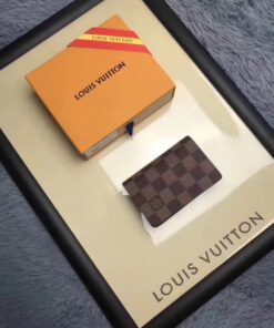 Replica Louis Vuitton Pocket Organiser Damier Ebene N63145 2