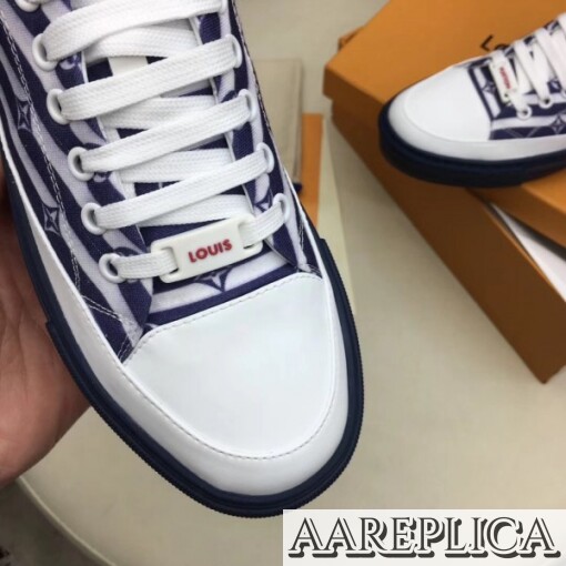 Replica Louis Vuitton LV Escale Stellar Sneakers Blue 7