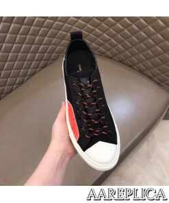 Replica Louis Vuitton Tattoo Sneakers In Black Textile 2