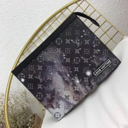 Replica Louis Vuitton Pochette Voyage MM Monogram Galaxy M44448 3