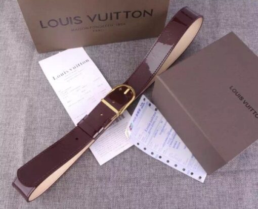 Replica Louis Vuitton Comete Belt Monogram Vernis M9480V 4