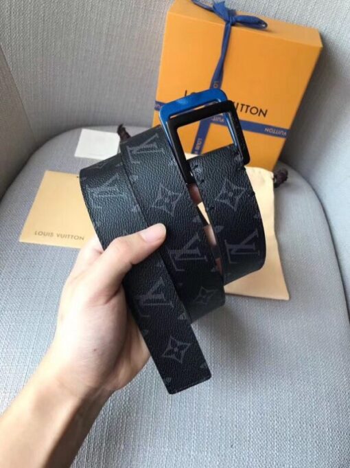 Replica Louis Vuitton LV Orbit 35mm Belt Monogram Eclipse M0136S 4