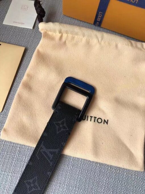 Replica Louis Vuitton LV Orbit 35mm Belt Monogram Eclipse M0136S 5