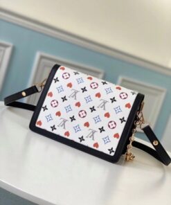 Replica Louis Vuitton Game On Dauphine MM White Bag M57463 2