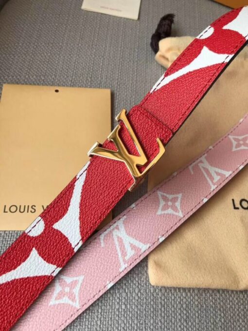 Replica Louis Vuitton LV Iconic 30mm Reversible Belt M0150U 4