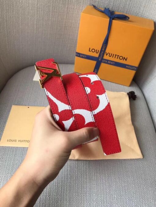 Replica Louis Vuitton LV Iconic 30mm Reversible Belt M0150U 7