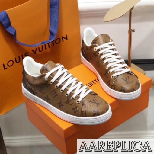 Replica Louis Vuitton Frontrow Sneaker Monogram Reverse 4