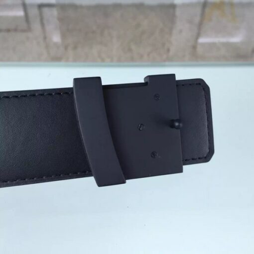 Replica Louis Vuitton LV Initiales Belt Damier Graphite M9808S 4