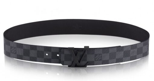 Replica Louis Vuitton LV Initiales Belt Damier Graphite M9808S 5