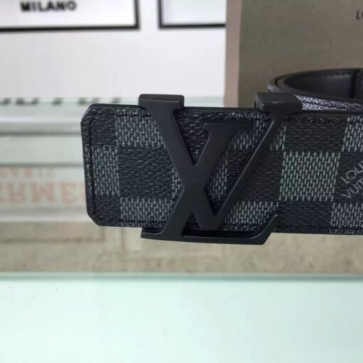 Replica Louis Vuitton LV Initiales Belt Damier Graphite M9808S 6