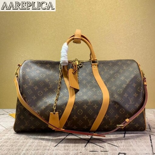 Replica Louis Vuitton Keepall Bandouliere 50 Monogram Canvas M44880 4