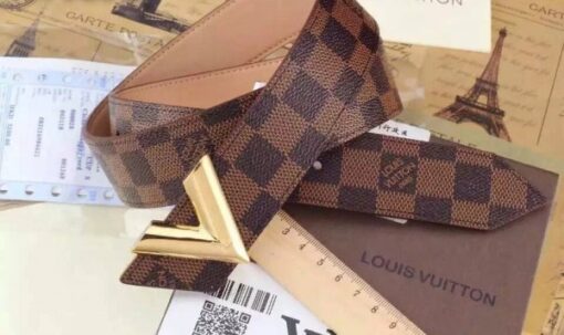 Replica Louis Vuitton Essential V Belt Damier Ebene M9020V 2