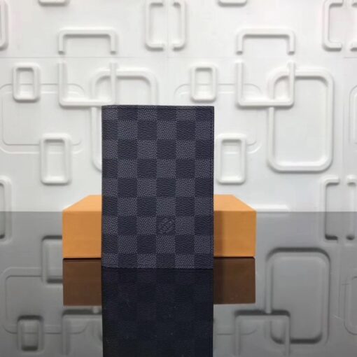 Replica Louis Vuitton Passport Cover Damier Graphite N64411 3